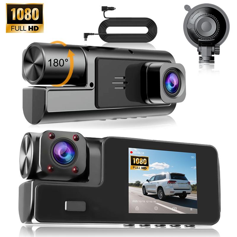 Dash Cam Z50 Pro 1080P UHD 2"IPS Display Front Inside Dual-channel Car DVR 24H Parking Monitor Dash Car Camera