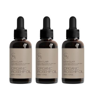 Huile de rose musquée bio DEW CLAIR 30 ml 1+1+1, 30 ml, 3 unités