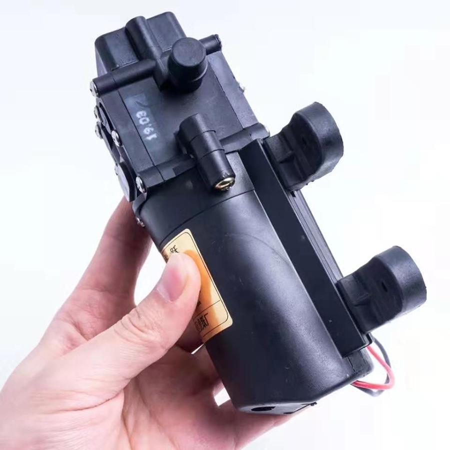 DC12V 6L/Min 130PSI 70W Diaphragm Water Pump W/ Presure Protection Switch Black