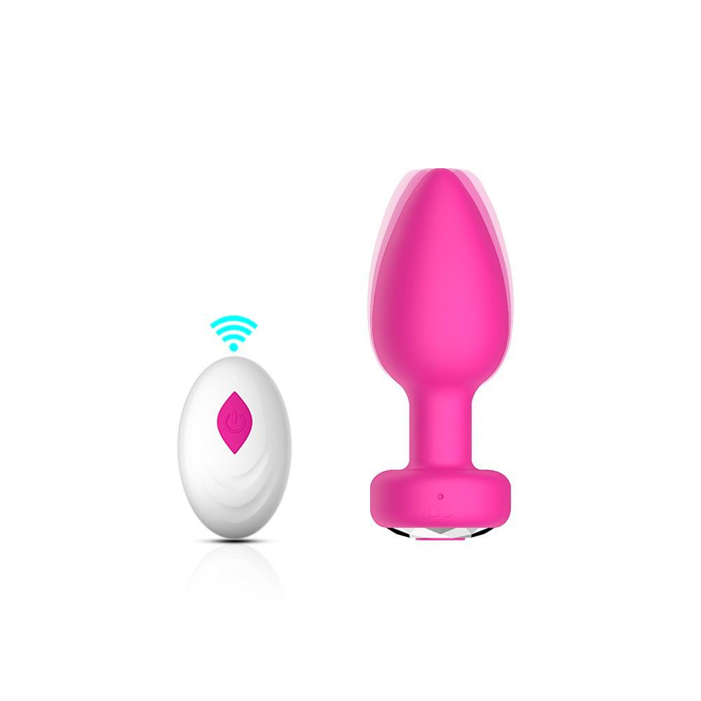 Remote-Controlled Anal Vibrator for All Genders: App-Enabled with Vibration Function for Couples