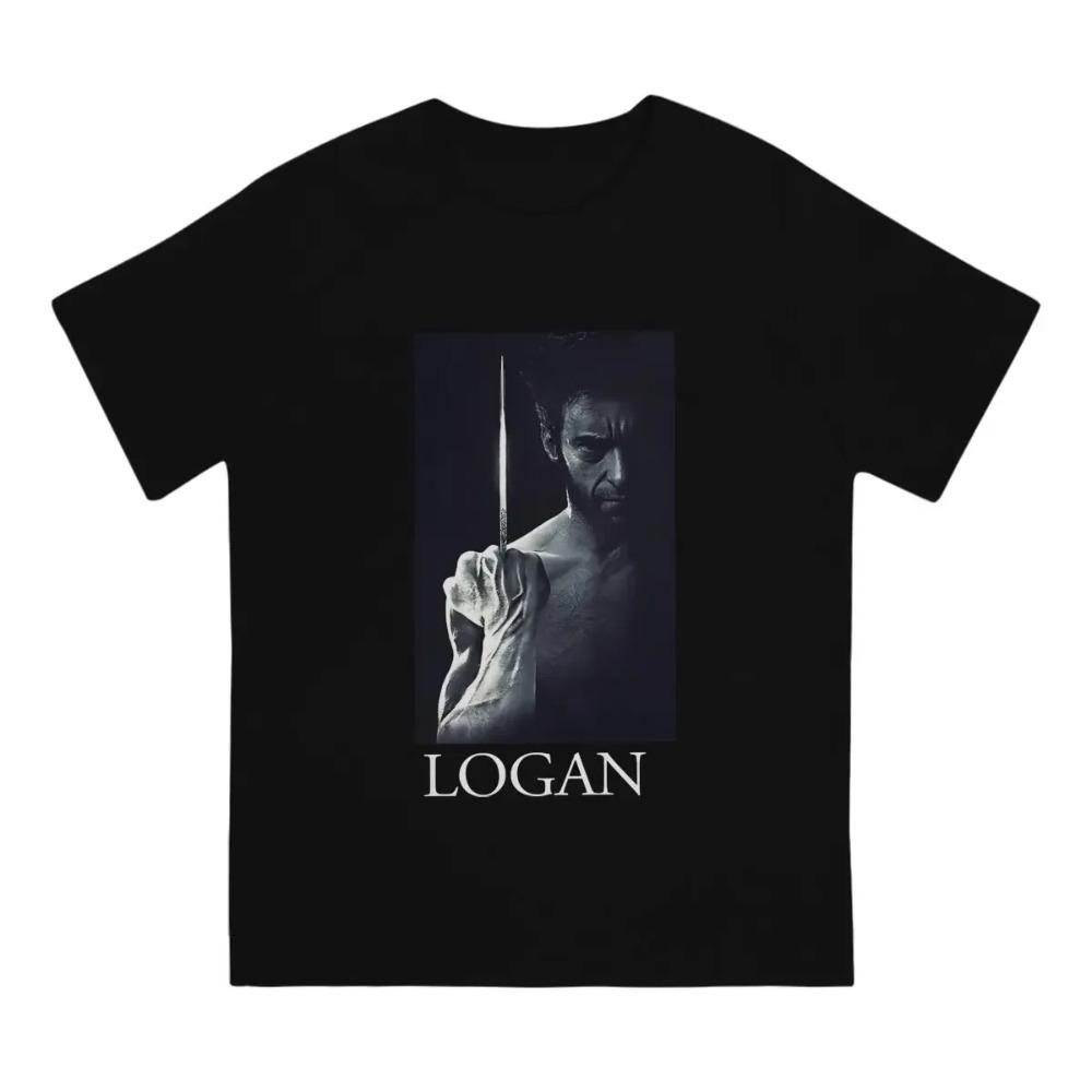 Humor Logan T-Shirt Round Neck T Shirt Deadpool And Wolverine Short Sleeve Tee Shirt Birthday Gift Clothing