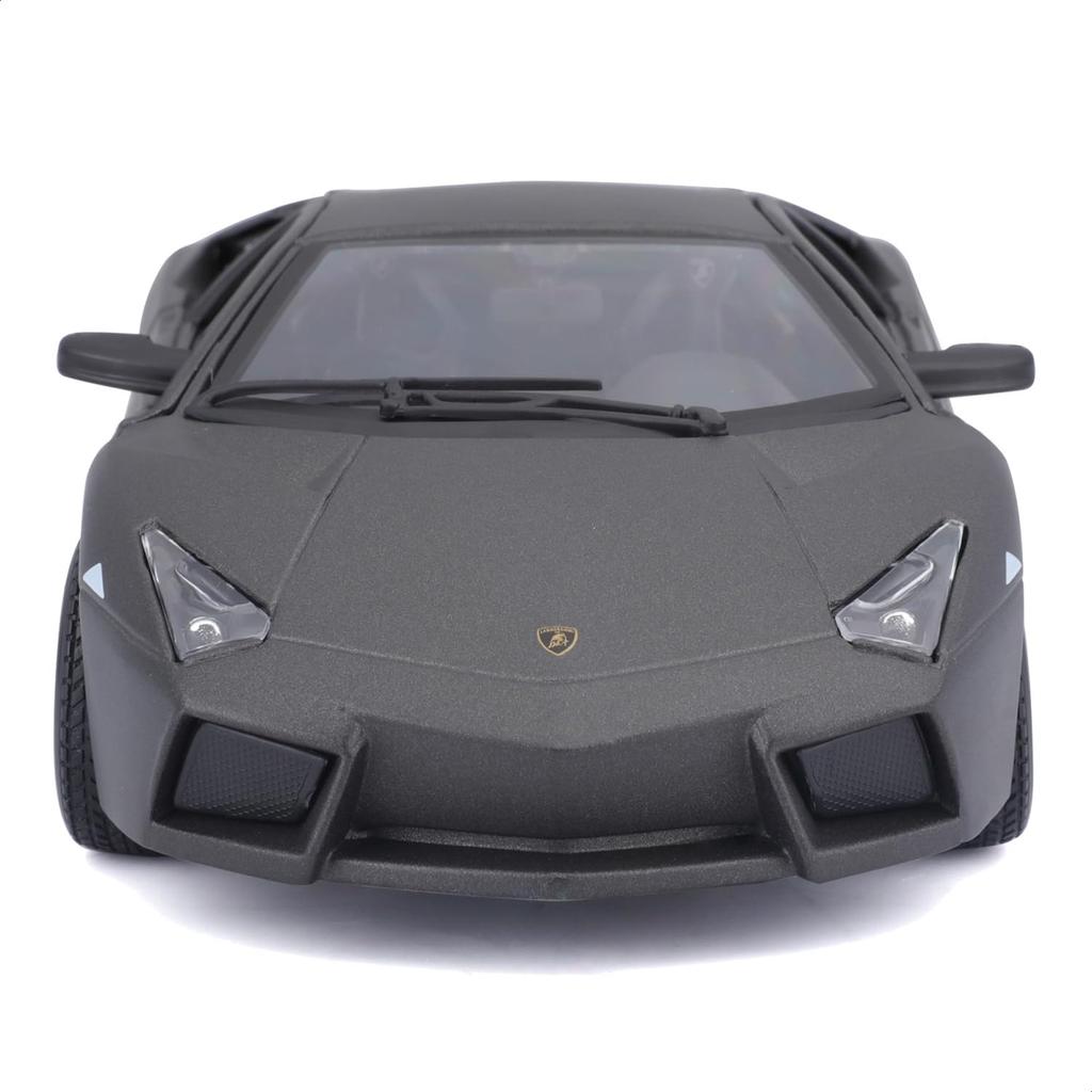 Bburago 1/24 Scale Lamborghini Reventon Matte Gray / Diecast Model Car, Finished Product, 18-21041 GY