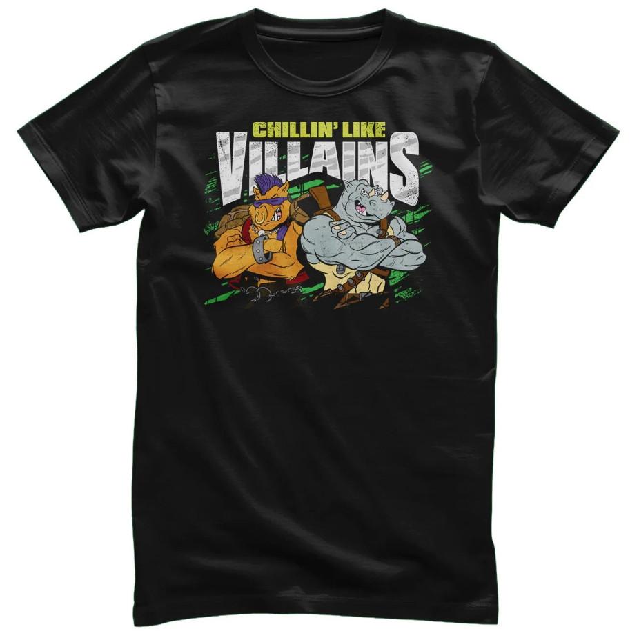 Teenage Mutant Ninja Turtles - Rocksteady & Bebop - Chillin  Comme Méchants Mens 3XL