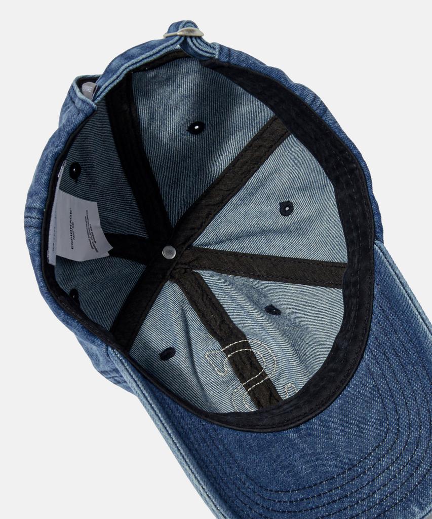 ESPIONAGE Esp Letter Washed Denim Cap Letter S