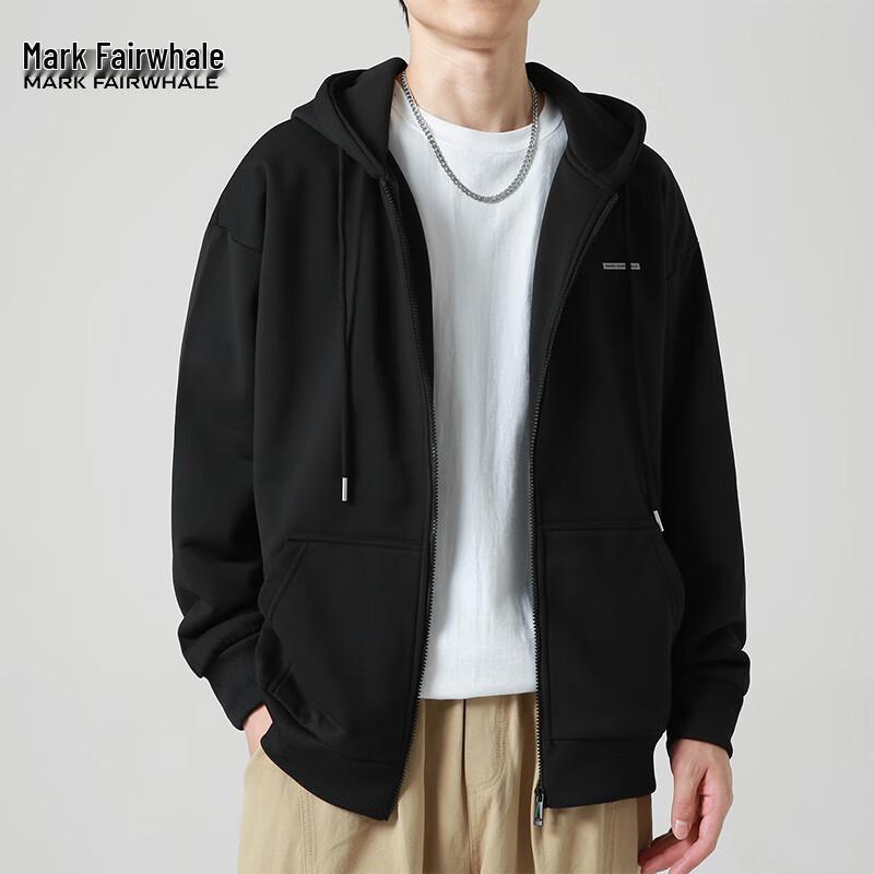 Mark Fairwhale Men's Solid Color Casual Hoodie