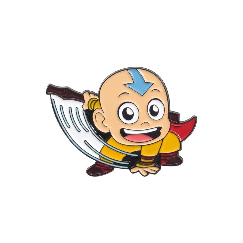 Anime Boy Enamel Pins Custom TV Series Cute Buffalo Brooches Lapel Badges Cartoon Funny Jewelry Gift for Fans Friends