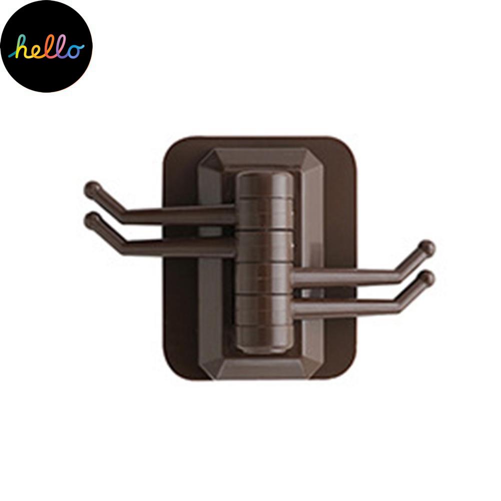 Bucătărie Baie Suport pe perete Cârlige autoadezive Umeraș rotativ pentru articole diverse