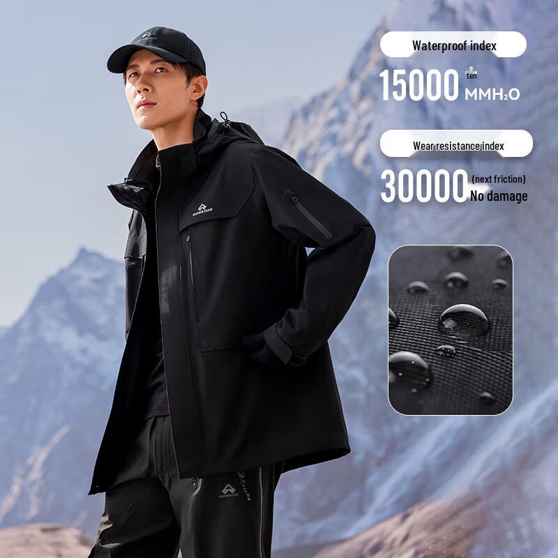 Tuo Luzhe Men's Outdoor 3-in-1 Fleece Jacket