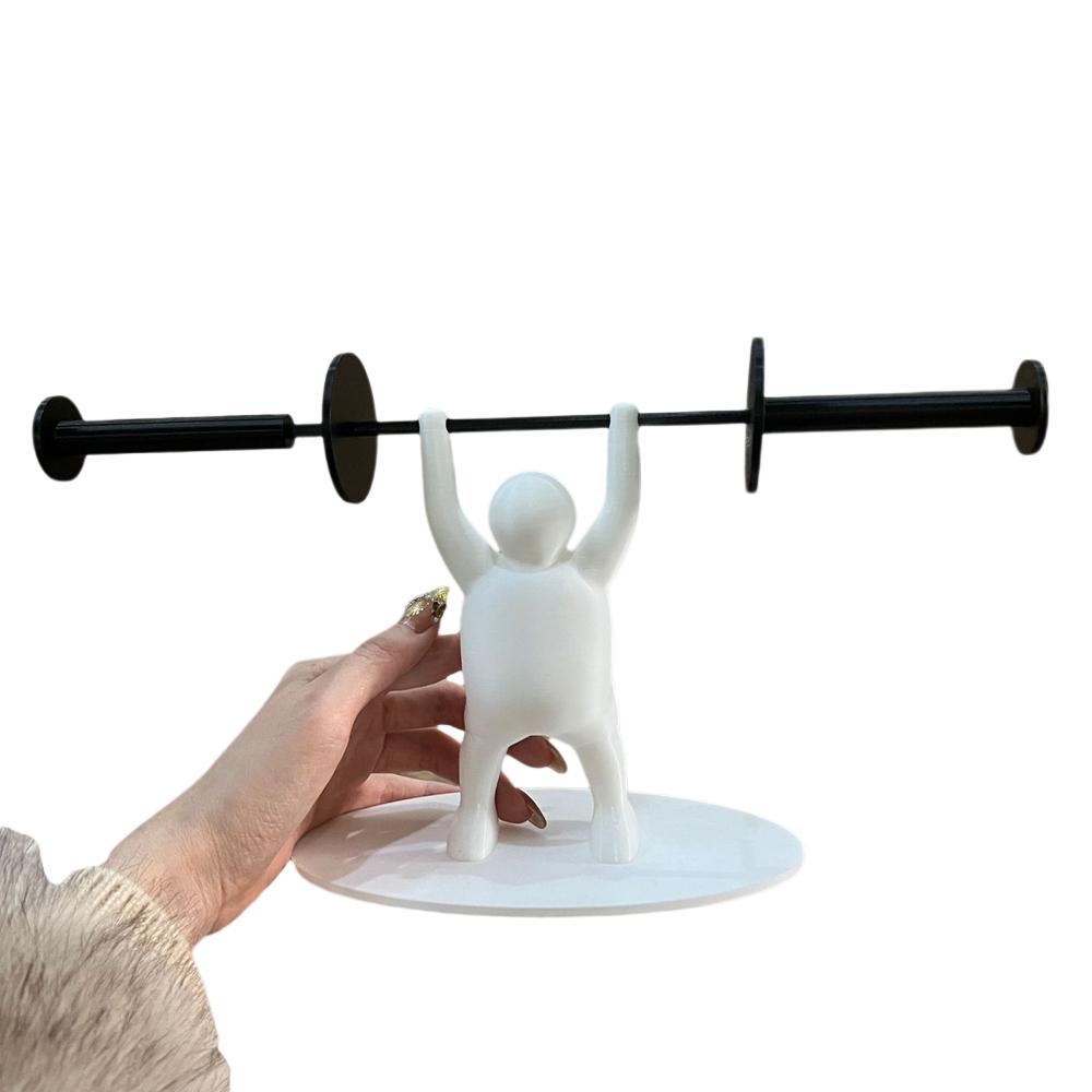 Portarotolo di Carta Igienica Divertente Stampa 3D Statuetta Bodybuilder Porta Tovaglioli Decorazione per la Casa Organizer Per Rotoli di Carta, Salviette, Asciugamani