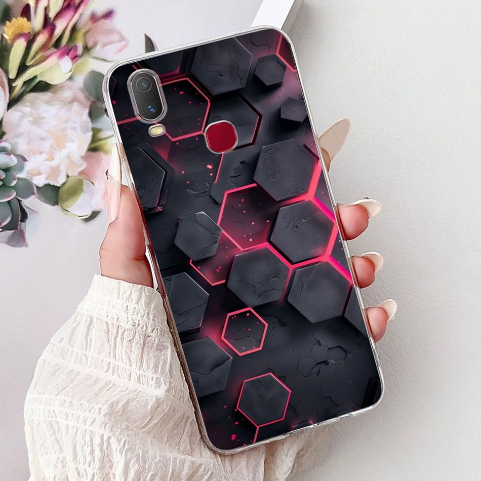 For Vivo Y11 Y12i 1906 1906_20 Fashion Cool Pattern Phone Case For VivoY11 Y 11 (2019) Soft Silicone TPU Cases