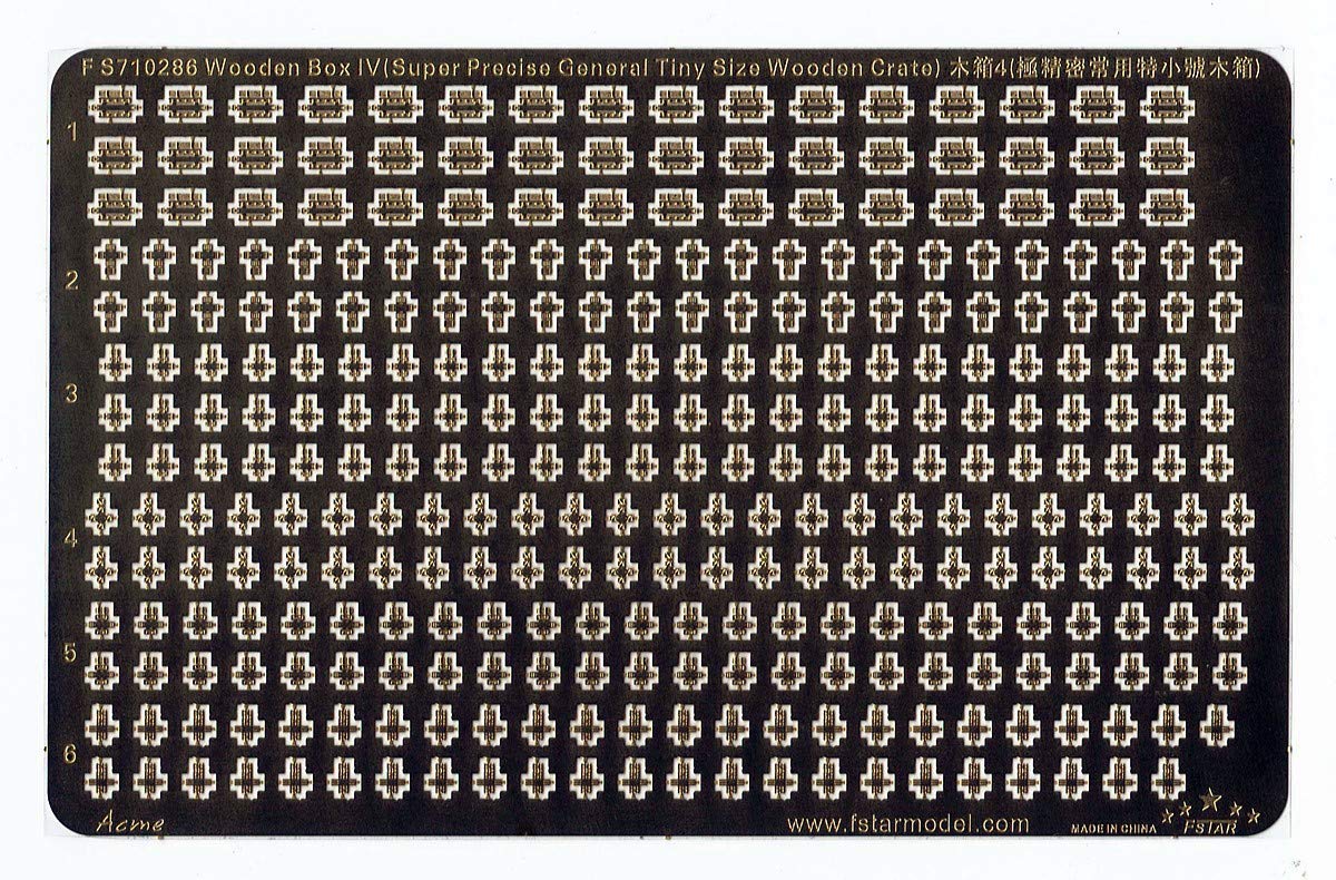 

Wooden Box 4 Miniature Plastic Model Parts FSM710286 1/700 Ultra-Precise