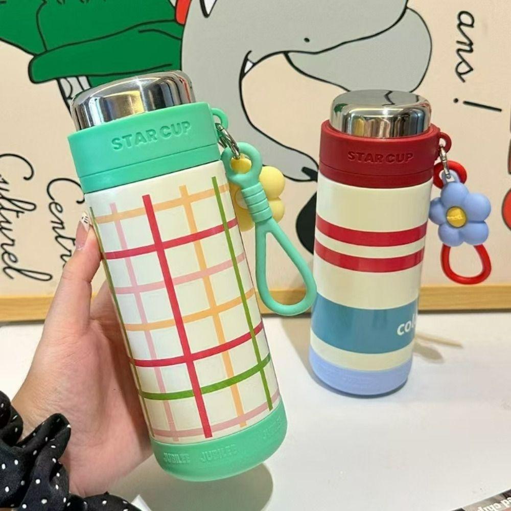 With Lifting Rope Insulated Cup Large Capacity Water Bottles Portable Office Coffee Mug Outdoor