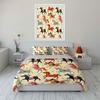 Colorful Horse Pattern Decor Set Bedding Set with 1 Duvet Cover 2 Pillowcases Single Double King Queen Gift