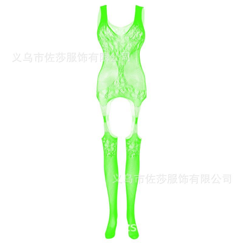 Sex Clothes New Suspender Jacquard Hollow Net Socks Onesie Net Clothes
