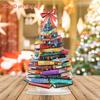 Novelty Book Christmas Tree Home Festival Inspirational Table Decoration High Quality Acrylic Gift Suitable For Parent Friend