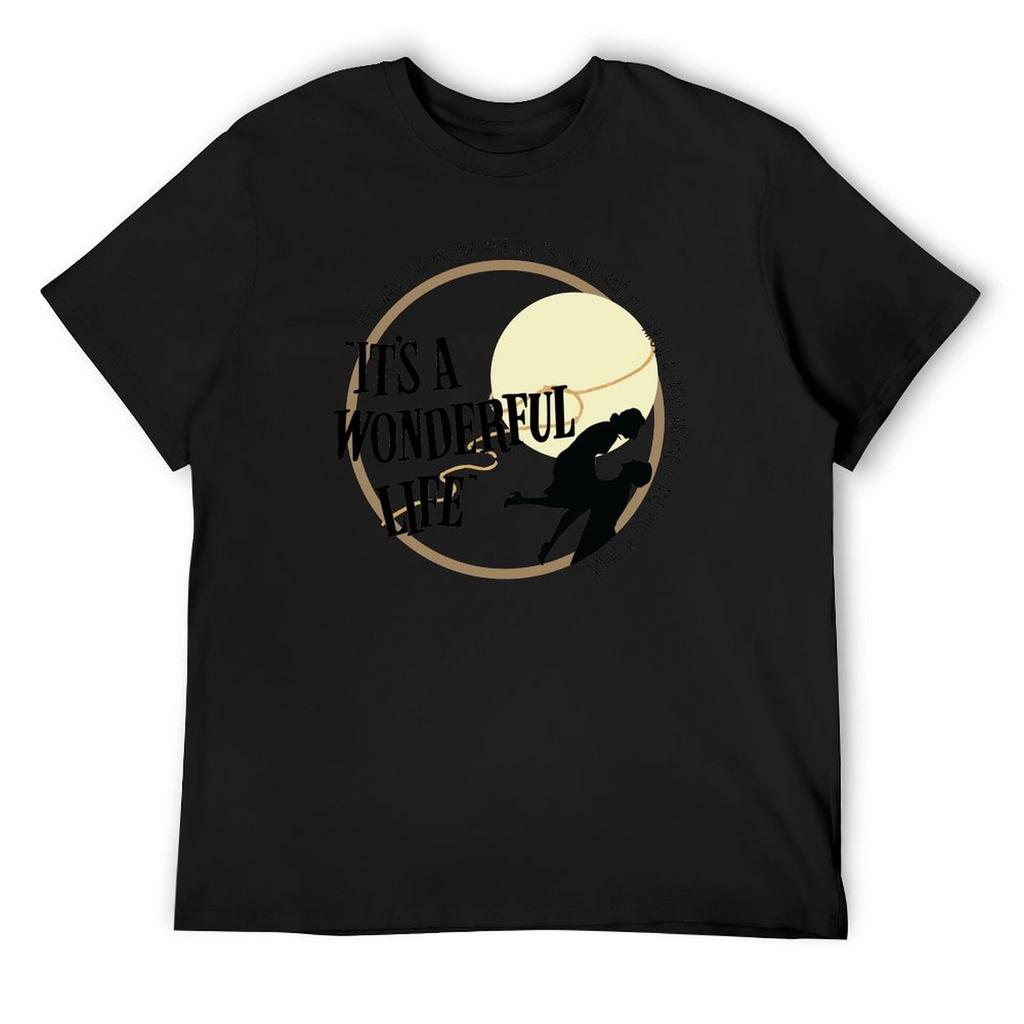 It's a Wonderful Life Movie T-Shirt oversizeds vintage anime shirt mens shirts graphic tee