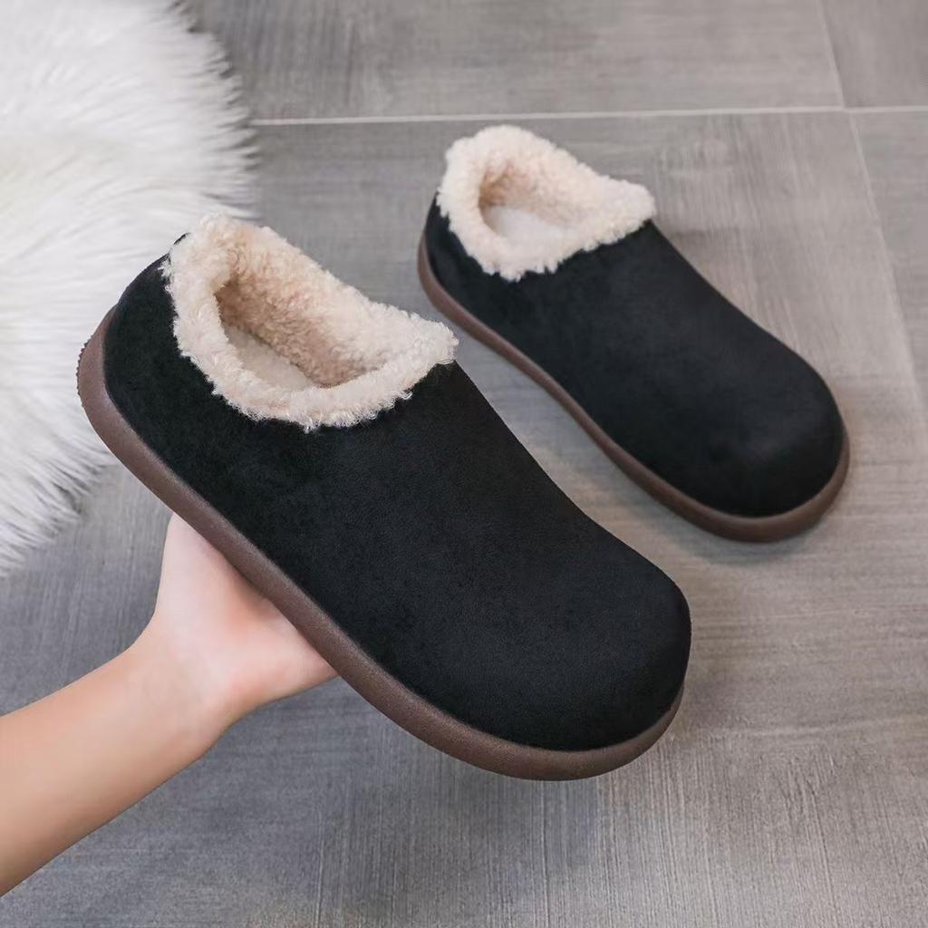22 new autumn and winter lightweight thick-soled non-slip snow boots warm Birkenstocks