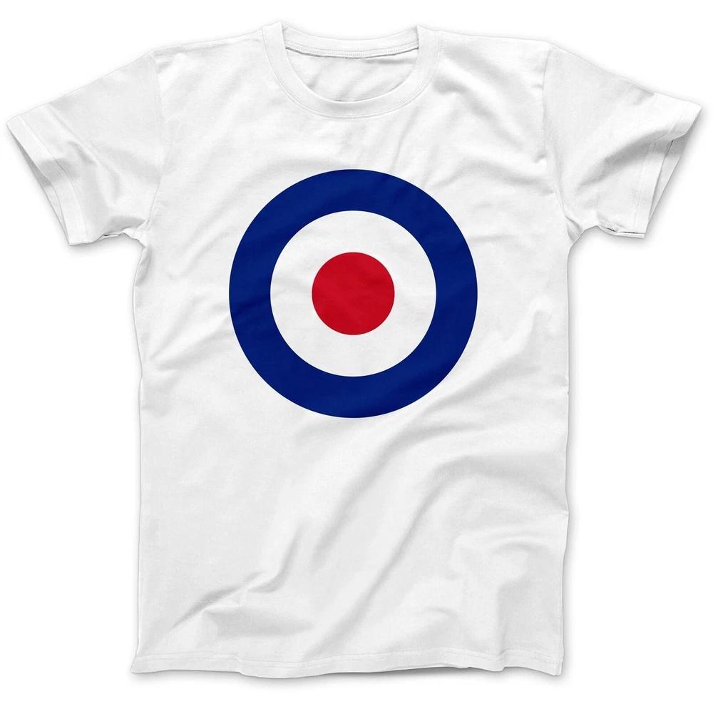 New raf roundel mod target tshirt 100 cotton the who small faces gift army 2XL