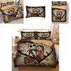 Luxurious Nightmare Before Christmas Duvet Cover With Pillow Cases Quilt Cover Bedding Set For Halloween Enthusiasts
