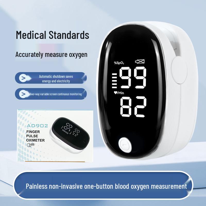 Spot Custom White Gemstone Finger Clip Pulse Oximeter AD901 LK89 Diamond Model