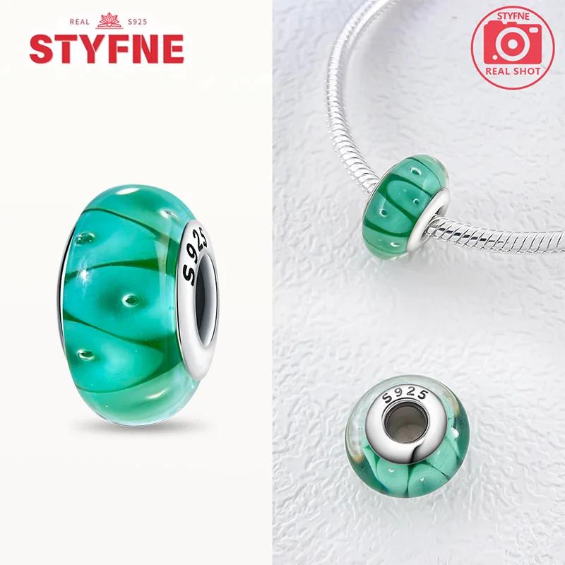 New Arrivals copper Colorful Murano Geometric Line Bead Charms Compatible With Exquisite Authentic Bracelets for Women Jewellery Gifts