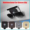Car Sun Visor Glasses Clip Sunglasses Holder Magnetic Eyeglass Organizer For Alfa Romeo Giulietta Mito 159 147 156 Stelvio valve
