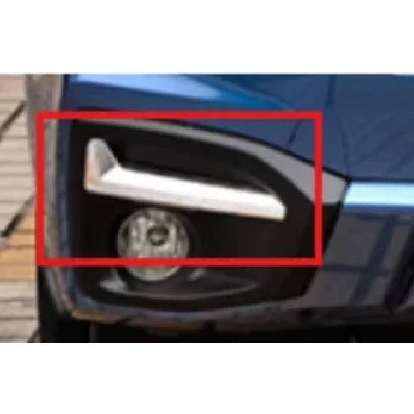 Front Fog Light Bezels Chrome Trim Strips Fog Light Decorative Strips for Subaru Forester 2016-2018 Left or Right 1 Piece