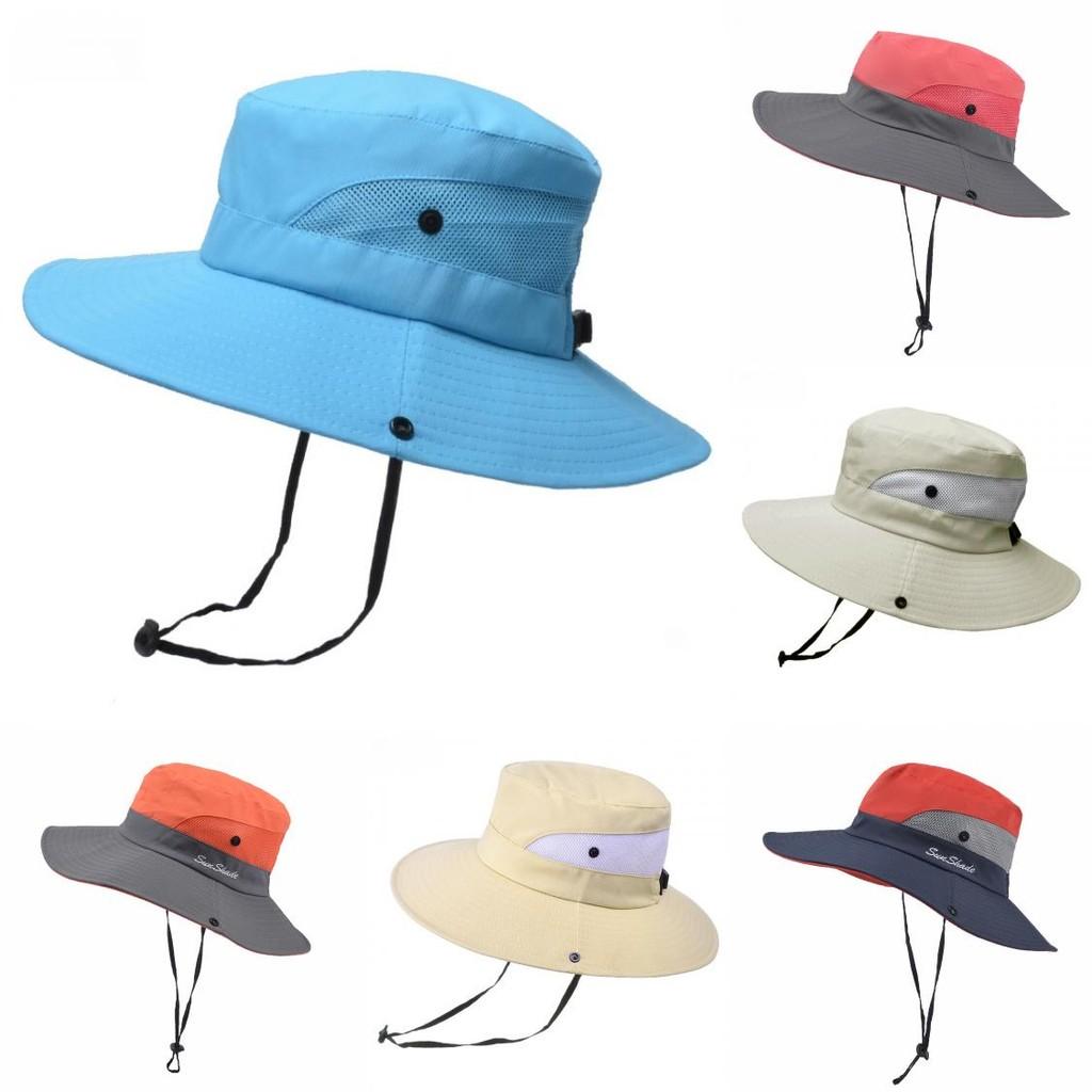 Summer Outing Hat For Women With Large Brim Sun Protection And Breathable Polyester Fabric