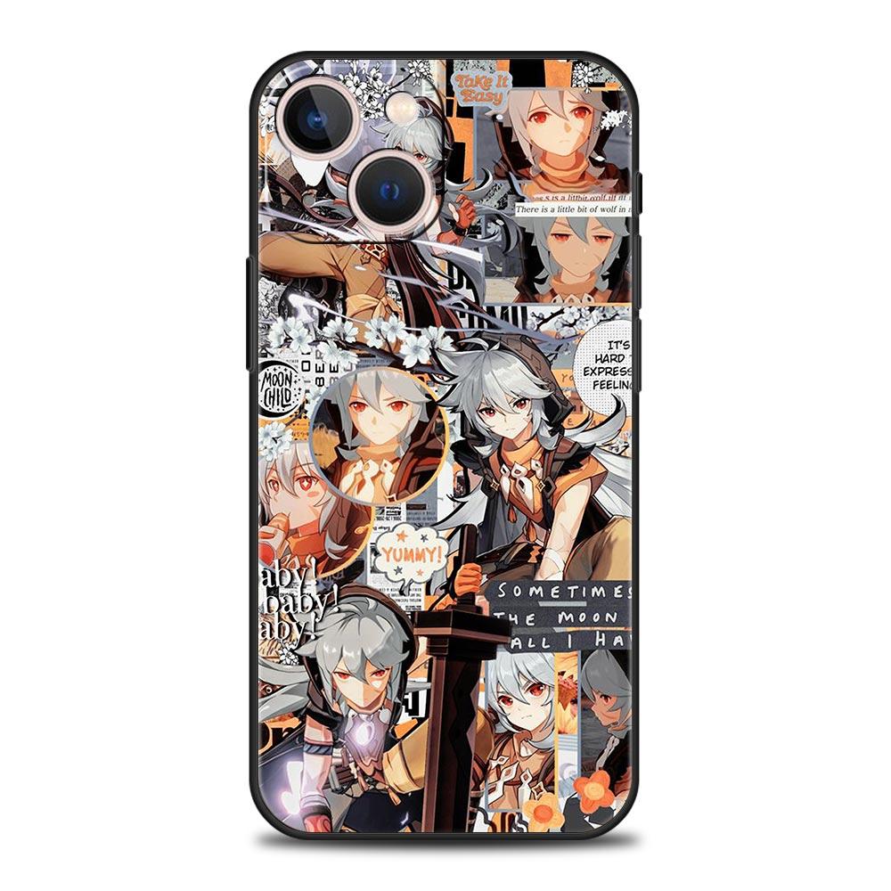 Genshin Impact Top Games Luxury Phone Case For iPhone 13 15 14 12 Mini 11 Pro MAX XR X SE XS 7 8 Plus Silicone Protection Cover