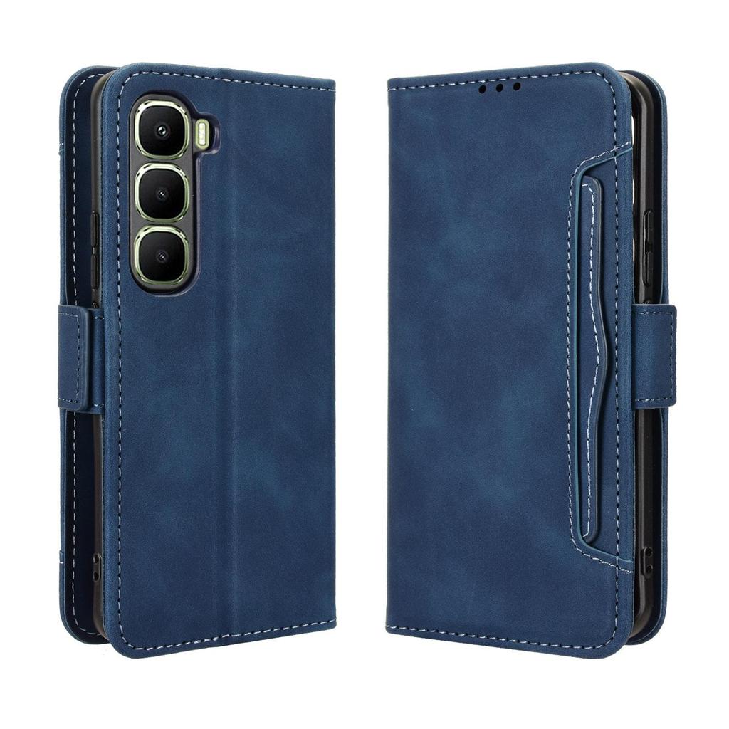 Flip Cases für Infinix Hot 60 Pro+ Plus PU-Leder Ganzkörperschutz Stoßfest Langlebig Retro Handyhülle