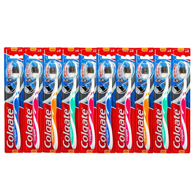 Зубные щетки Colgate Triple Care с мягкой щетиной (10-Pack)