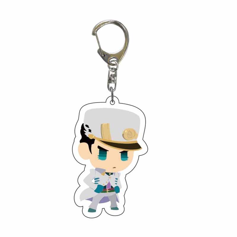 JOJO's Bizarre Adventure Acrylic Double-Sided Transparent Keychain Set of 5 Pendants