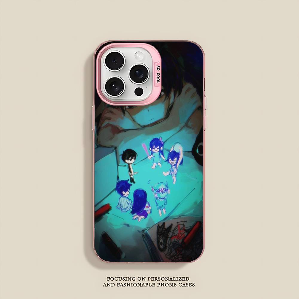 O-Omori Game Phone Case for iPhone 17 16 Plus Pro Max 15 14 13 12 11 Matte Colorful Covers