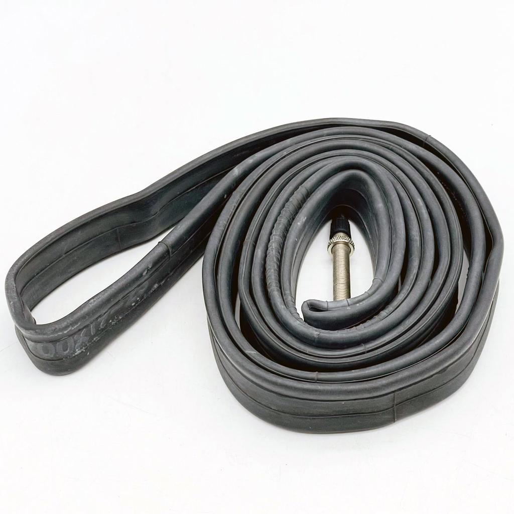 LEXOR Bicycle Tire and Long Spare Replacement Inner Tube for Road and Cross 1 Piece Tube, 700, 23C/25C, Presta, Valve, 60mm, Thick, Bikes,