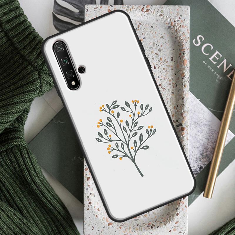 Purple Background Pattern For Huawei Nova 10 9 SE 5T 12s 12i 11i Y91 Y90 Y60 Y70 Y72 Y61 P60 Pro P20 P40 P30 Lite Case
