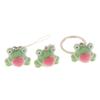 1 Stück Flauschiger Niedlicher Liebe Frosch DIY Handykette Taschenanhänger Ohrringe Autoanhänger
