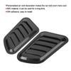 2Pcs Car Decorative       Hood Vent Cover Car Decoration Accessories
