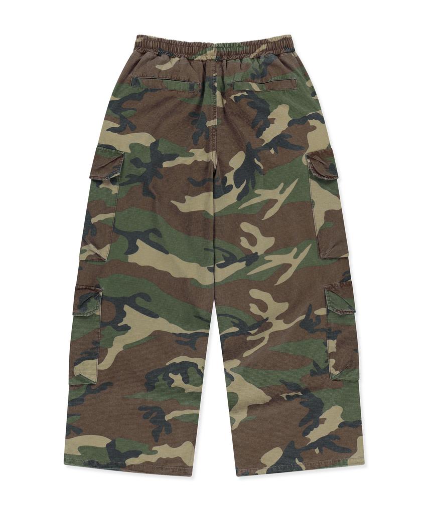 BROWNBREATH Double Pocket Pants - Khaki