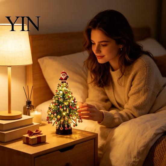 Kreative Weihnachtsfeier-Aktivität DIY Perlenbaum-Set, Kunstkristall-Feiertagsbastelset Geschenk für Paare Erwachsene Anfänger, Handgemachte Dekoration