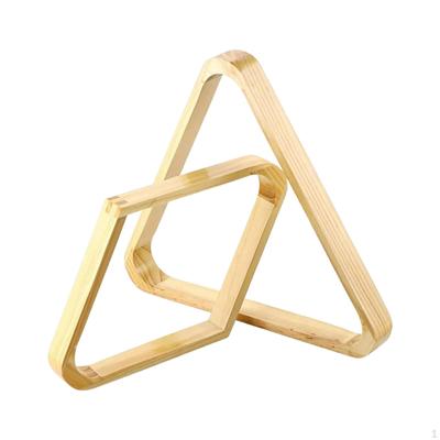 2-teiliges Billardkugel-Rack-Set, dreieckig, Vintage, mit acht Kugeln, Diamant-Ständer, Neun