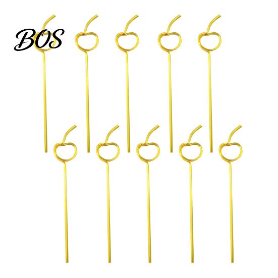 Ultra-long Curved Straws 10PCS PET Straws, Reusable Creative Shapes Fun Plastic for Kids Adults Party Games Smoothies Juice Drinks Drinking