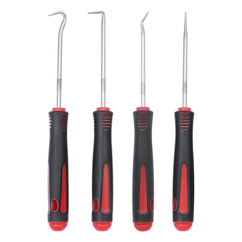 4 Stück 135mm Auto Auto Fahrzeug Öldichtring Schraubendreher Set O-Ring Dichtung Dichtung Abzieher Entferner Pick Haken Reparaturwerkzeuge für Auto