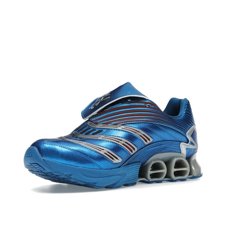 Adidas Predator Megaride Metallic Shock Blue Unisex Sneakers Silver-Metallic Better-Scarlet JI3515