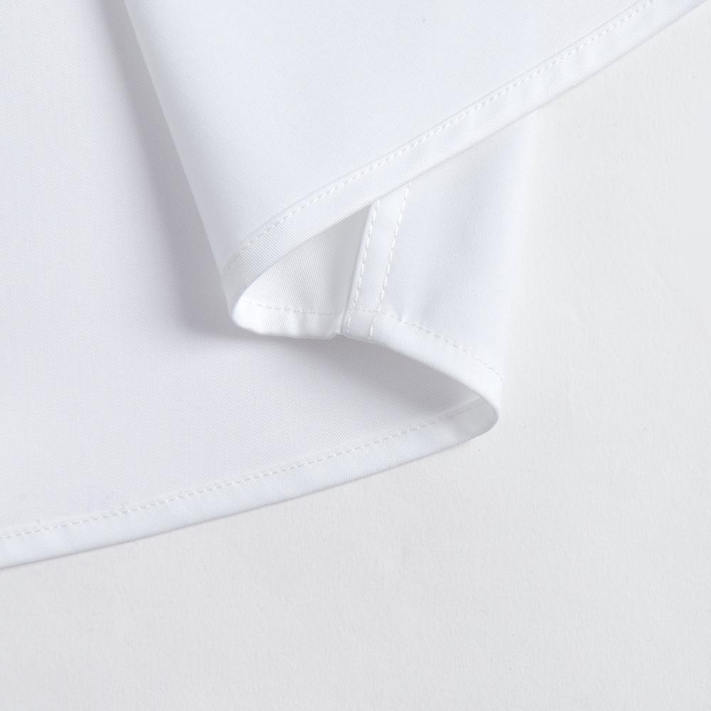 Cămașă de vară casual pentru bărbați, culoare uni, cu nasturi, ușor elastică, cu aspect de mătase, cu mânecă scurtă, cămăși de rochie fără călcare