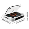 D Player Portable BT Music Player CD Runner with Dust Proof Cover A-B Repeat Timer Remote Control External Playback Function