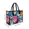 Colorful Swirl Printed Tote Bag Fashion Large Capacity Shoulder Bag Casual Daily Carry Bag for Shopping Travel Work