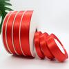 Gift Wrapping Ribbon 99.5yd Length 1.0in Width Flexible Polyester Red Satin Ribbon for Decoration DIY Craft