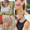 10Pcspack Cartoon Dinosaur Tattoos Stickers Cute Birthday Party Temporary Tatt-Oos Sticker Funny Christmas Gift Toy