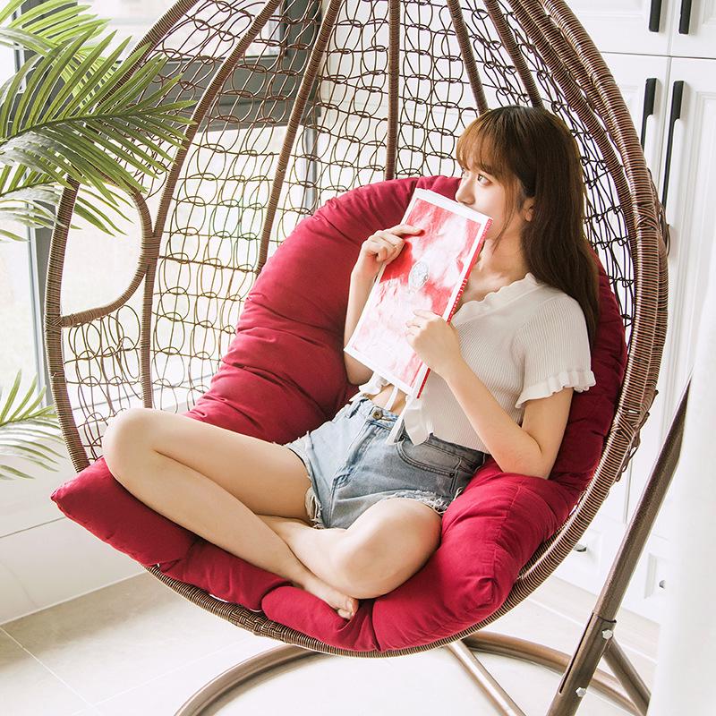 Removable Washable Cushion for Swing Chair – Indoor/Outdoor Hammock Chair Pad with Backrest