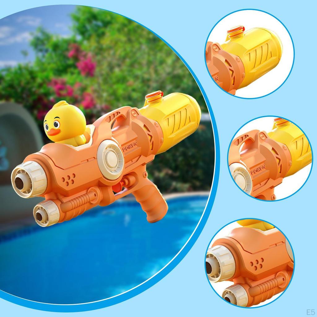 500ml Water Tank Toy for Outdoor Fun with 5-8M Range And Nozzle
